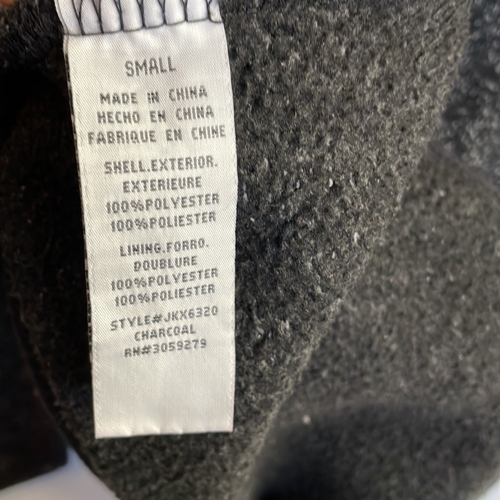 Thread & Supply 3/4 snap fleece hooded pullover size small - Picture 6 of 6